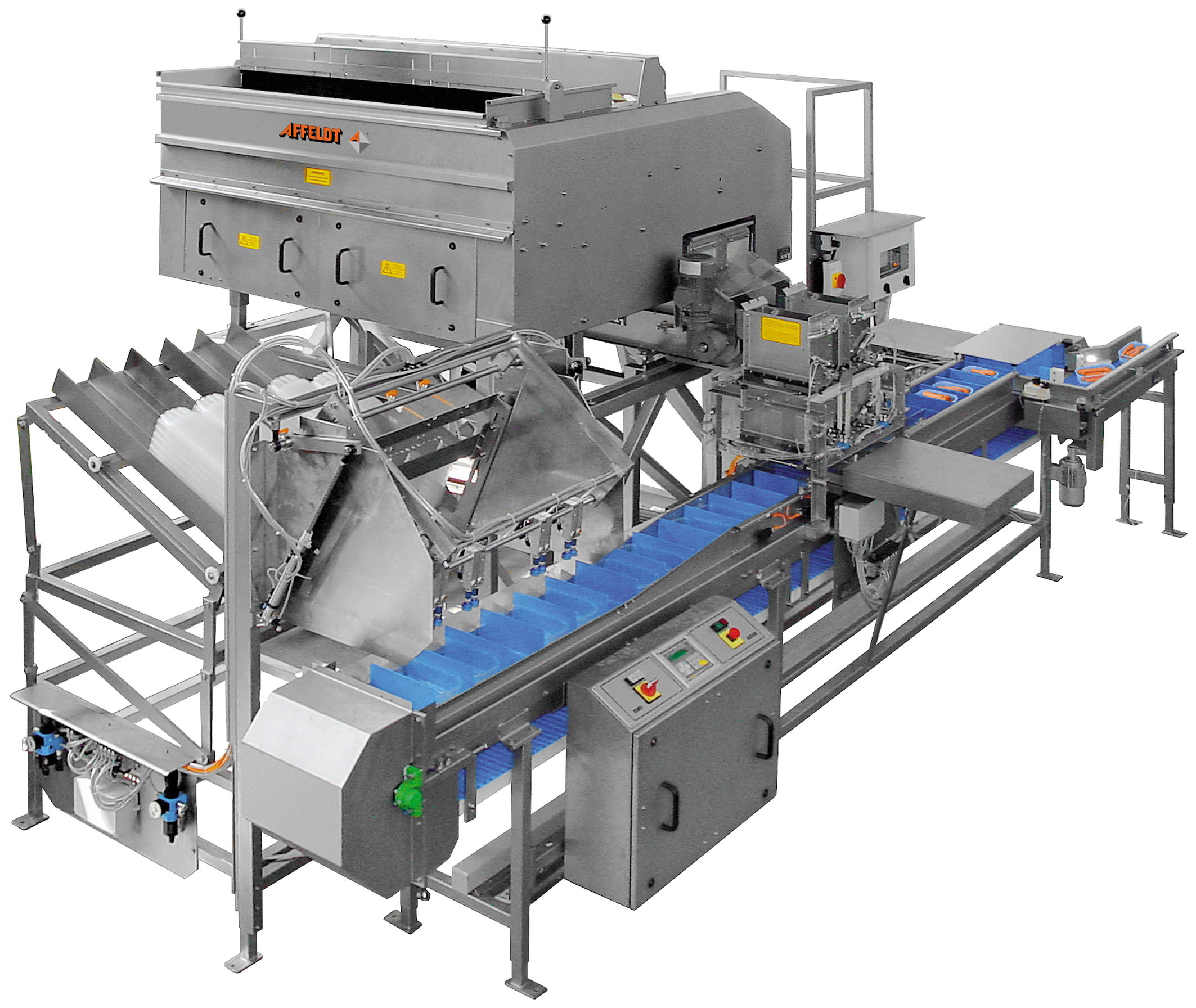 Gesamter Aufbau der Wiegemaschine SVN 112 CW12EVK