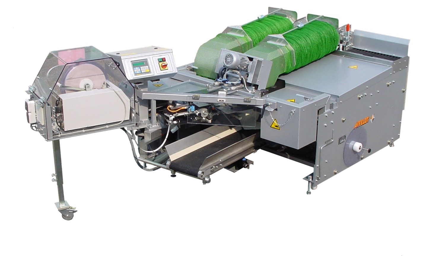 General view of the AVN 966 net clipping machine.