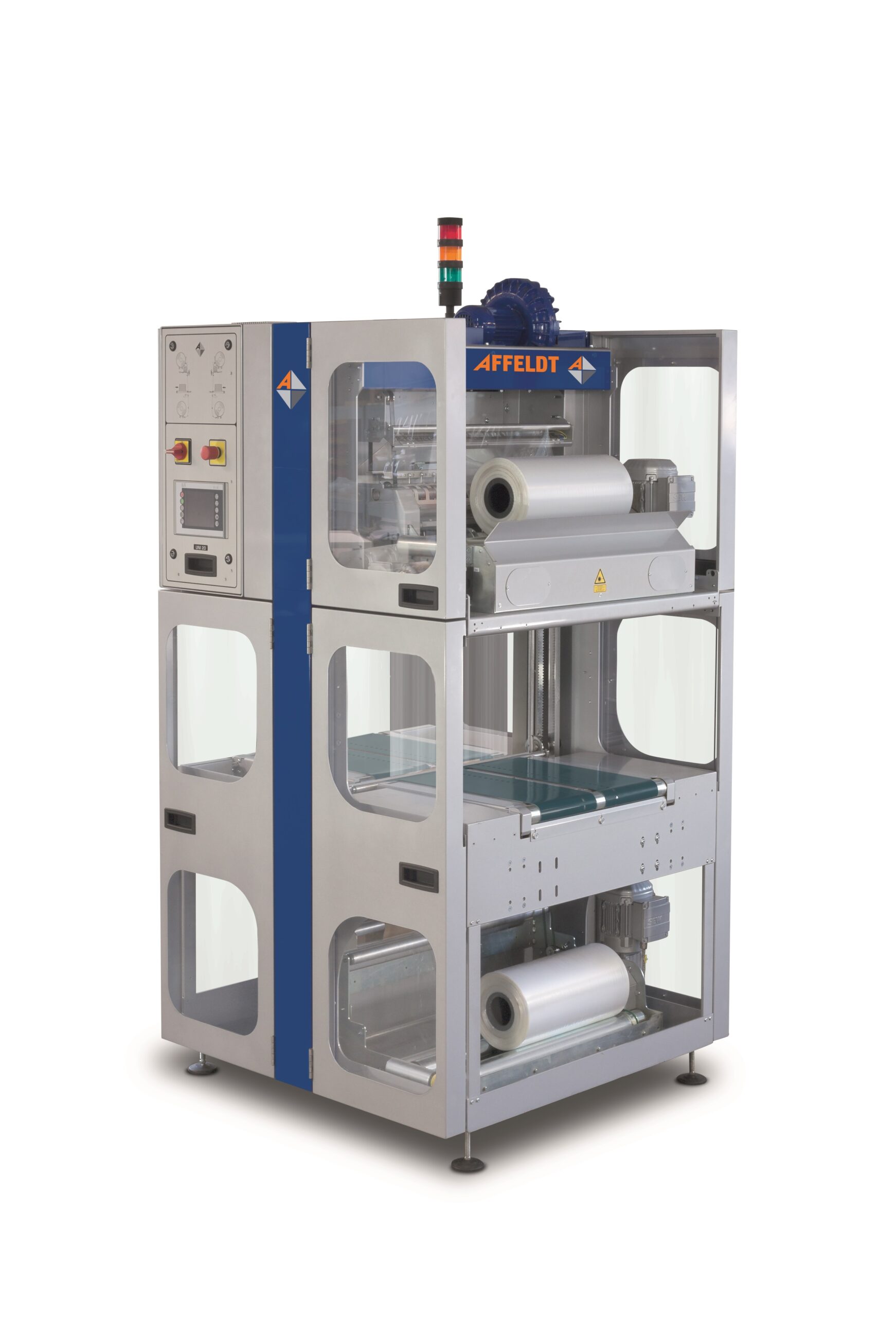 General view of the UNI 20 wrapping machine